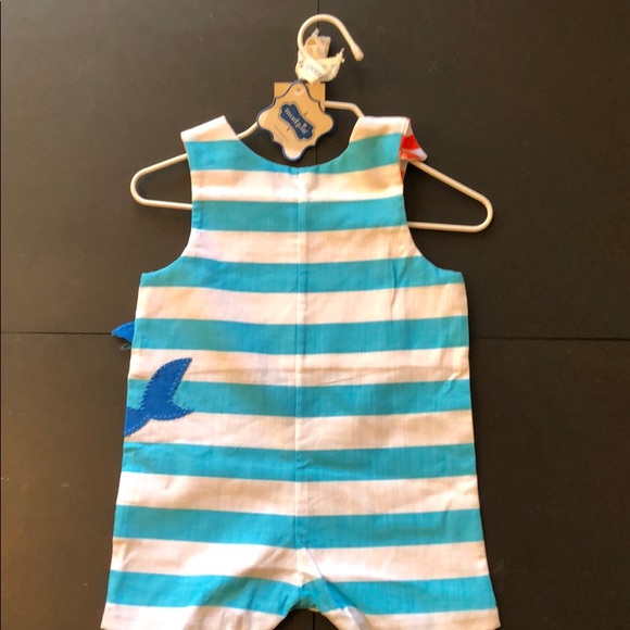 Mud Pie Baby-Boys Shark Shortall. NWT - Picture 7 of 11